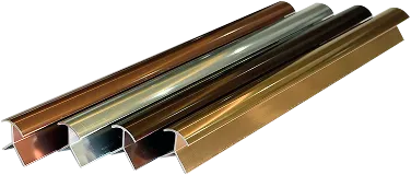 Perfiles de aluminio para acabados de cerámica y porcelanato